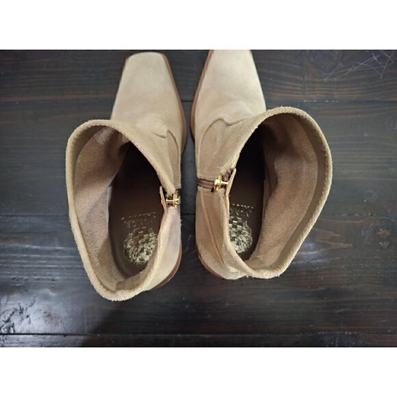 Vince Camuto Tan Leather Square Toe Bootie/NWOB, Size 9M - Picture 9 of 10